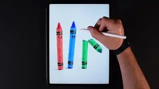 So I Made a Crayon Drawing on my iPad... (