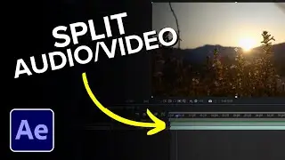 Split Audio From Video in After Effects