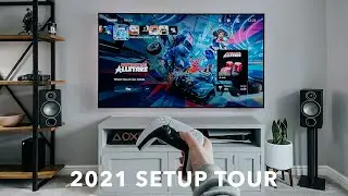 My Gaming TV Setup Tour 2021 | 77