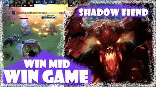 Shadow Fiend мидовый ФИЗИЧЕСКИЙ СФ уничтожает врагов / Сф в новом патче 7.32d / dota 2 sf