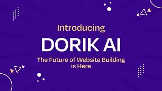 Dorik AI Launch - The Future of Website Building is Here!