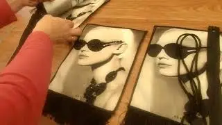 Заготовка для сумки, нашивка