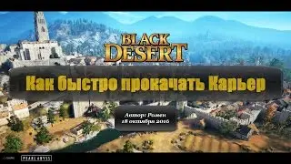 Как быстро прокачать карьер в Black Desert