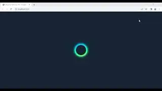 HTML and CSS animated Gradient Glowing Preloader