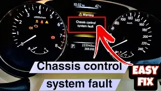 Nissan chassis control system fault.