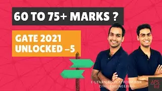 60 to 75+ marks in GATE? Powerful Tips for your weak topics  | GATE 2021 Unlocked - Part 5