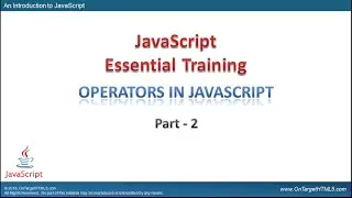 51021 - Operators in JavaScript - Part 2