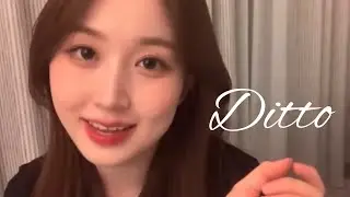 NMIXX Haewon singing Ditto by NewJeans
