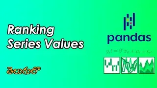 Ranking Rows or Series Values in Pandas | Pandas Tutorials | Data Science | WonkyCode | Telugu