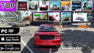 TOP Realistic Racing Games | MUSTANG Sound Test | Android/iOS/PC | Best Car Racing Games