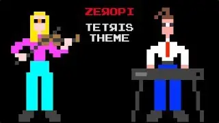 ZeroPi - Tetris Theme (Violin Synthpop - New Wave Video)