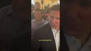 #RonDeSantis asks #reporter if theyre blind