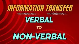 Information Transfer | Verbal to Non Verbal | Non Verbal to Verb | Examples | Exercise | Class 10