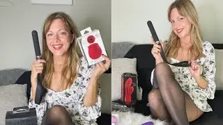 Adam & Eve toy unboxing in my Nylons 🍎