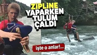 16 Yaşındaki Tulumcu, Zipline Yaparken Tulum Çaldı...