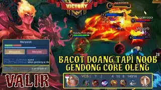 CARRYING JUNGLE OLENG, BACOT ONLY PLAY NOOB - VALIR BEST BUILD 2022 - VALIR GAMEPLAY MLBB