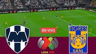 [EN VIVO] Monterey vs Tigres UANL. Liga MX Clausura 2024 Partido completo - VideoGame Simulation