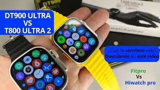 Smartwatch DT 900 ultra vs T800 ultra 2