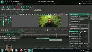 Плавное увеличение изображения в видеозаписи / VSDC Free Video Editor