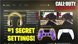 SECRET SETTINGS YOU NEED TO CHANGE NOW! BEST CONTROLLER and AUDIO SETTINGS on COD VANGUARD (PS4/PS5)