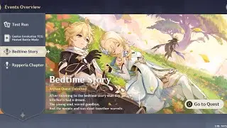Chapter IV: Act VI [scenes] ▢ Bedtime Story [GENSHIN IMPACT]