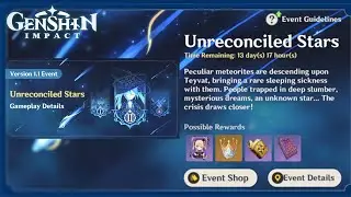 Genshin Impact - Unreconciled Stars Event Details V1.1