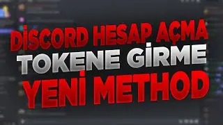 DİSCORD SINIRSIZ HESAP AÇMA VE TOKENE GİRME (YENİ METHOD)