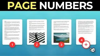 How to Add Page Numbers to PDF Files FREE