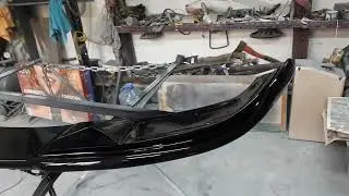 Ремонт передней накладки на  BMW (2)