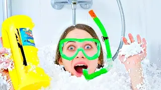 ВАННА ИЗ ПЕНОПЛАСТОВЫХ ШАРИКОВ! CHALLENGE
