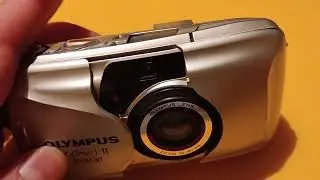 Пленочный фотоаппарат "мыльница" Olympus μ (mju:) II Zoom 80. Лот 04216М