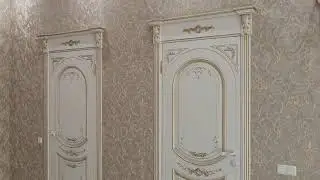 Декоративный элемент вместо наличника.