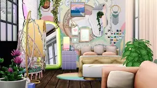 Pastel Studio • The Sims 4 • No CC | Speed Build