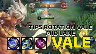 Tips Rotation & Posision Vale Gameplay | Vale Best Build 2022 | Build Top 1 Global Vale - MLBB