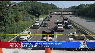 MassDOT Crews Will Fully Reopen I-93 In Medford Thursday Afternoon