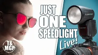 Shoot Single Speedlight Studio Portraits | LIVE with Gavin Hoey