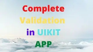 Validatation in app