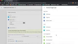 Google Tag Manager Walkthrough: Outbound Link Trigger