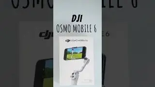 DJI Osmo Mobile 6 Unboxing - Smooth Motion and Perfect Tracking! #dji #contentcreator #unboxing
