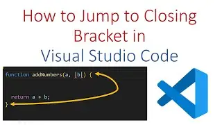 Navigate Code Like a Pro: Jump to Closing Brackets in VS Code!