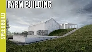 Archicad Speedbuild + Photoshop Post Production - Farm Building