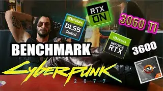 CYBERPUNK 2077 2.0 Phantom Liberty | RTX 3060 Ti + Ryzen 5 3600 | Ray Tracing + DLSS 1080p Benchmark