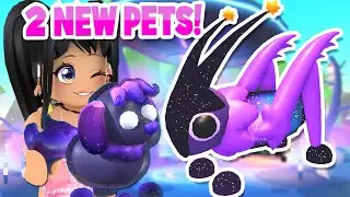 *2 NEW GALAXY PETS* DOG GRASSHOPPER in Adopt Me! (roblox)