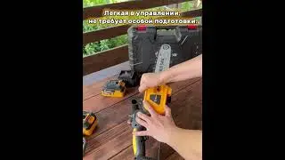 Обзор беспроводной пилы Deko