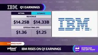 IBM stock rises following Q1 earnings beat, revenue miss