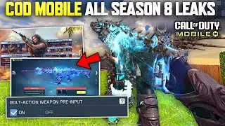 *NEW* All Season 8 Leaks! BR & MP Changes + Events + Lucky Draws + Mythic Return & more CODM Leaks