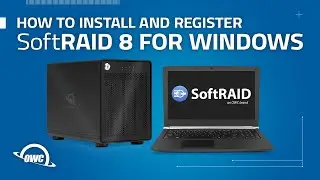 How to Install and Register SoftRAID 8 for Windows