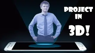 Project yourself in 3D using your smartphone