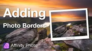 Create A Minimal Border Design for Your Photos: Affinity Photo