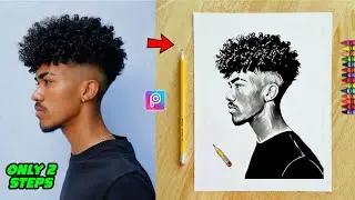 PicsArt Pencil Sketch Effect Photo Editing Tutorial - Xyaa Edits🔥